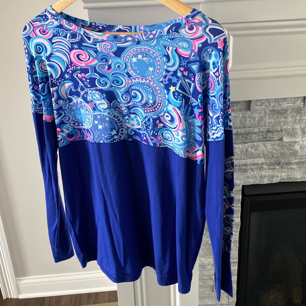 Lilly Pulitzer printed long sleeve top